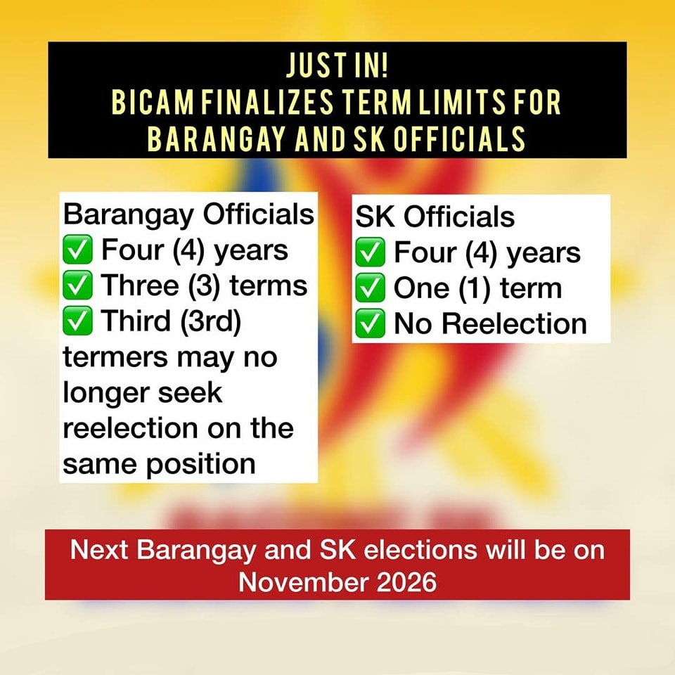 BOHOL - 🚨 BOHOL FLASH REPORT 🚨 BICAM Finalizes Term Limits for Barangay ...