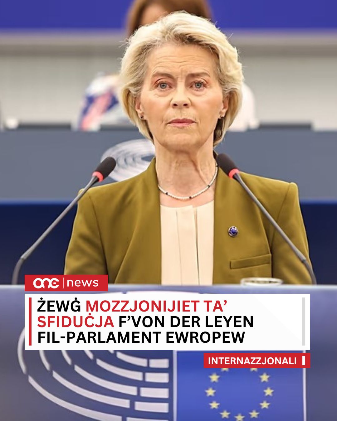 ONE.com.mt - Illum il-Parlament Ewropew se jiddiskuti żewġ mozzjonijiet ...