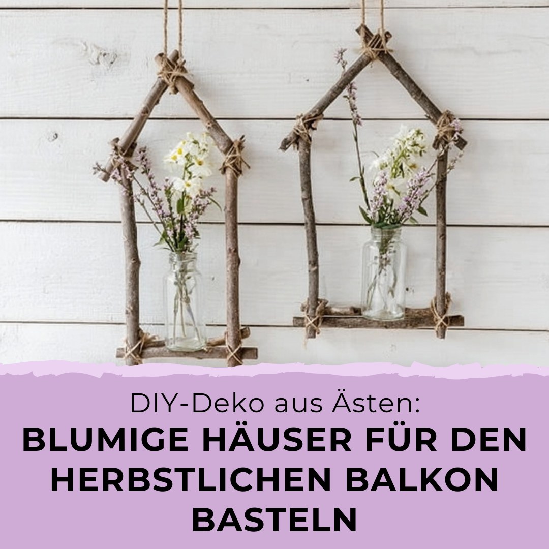 DIY-Deko aus Ästen 👉 https://www.genialetricks.de/haus-aus-aesten-diy/63741679001257 👈