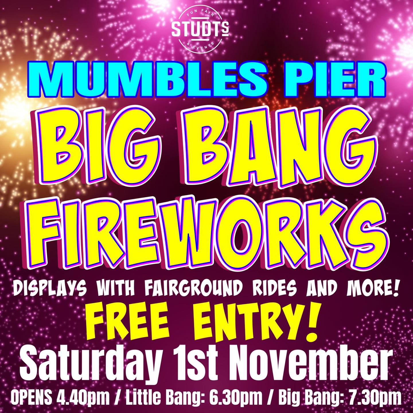 🎆🎇 Join us for an EXPLOSIVE night of... - Studt's Fun Fair | Facebook