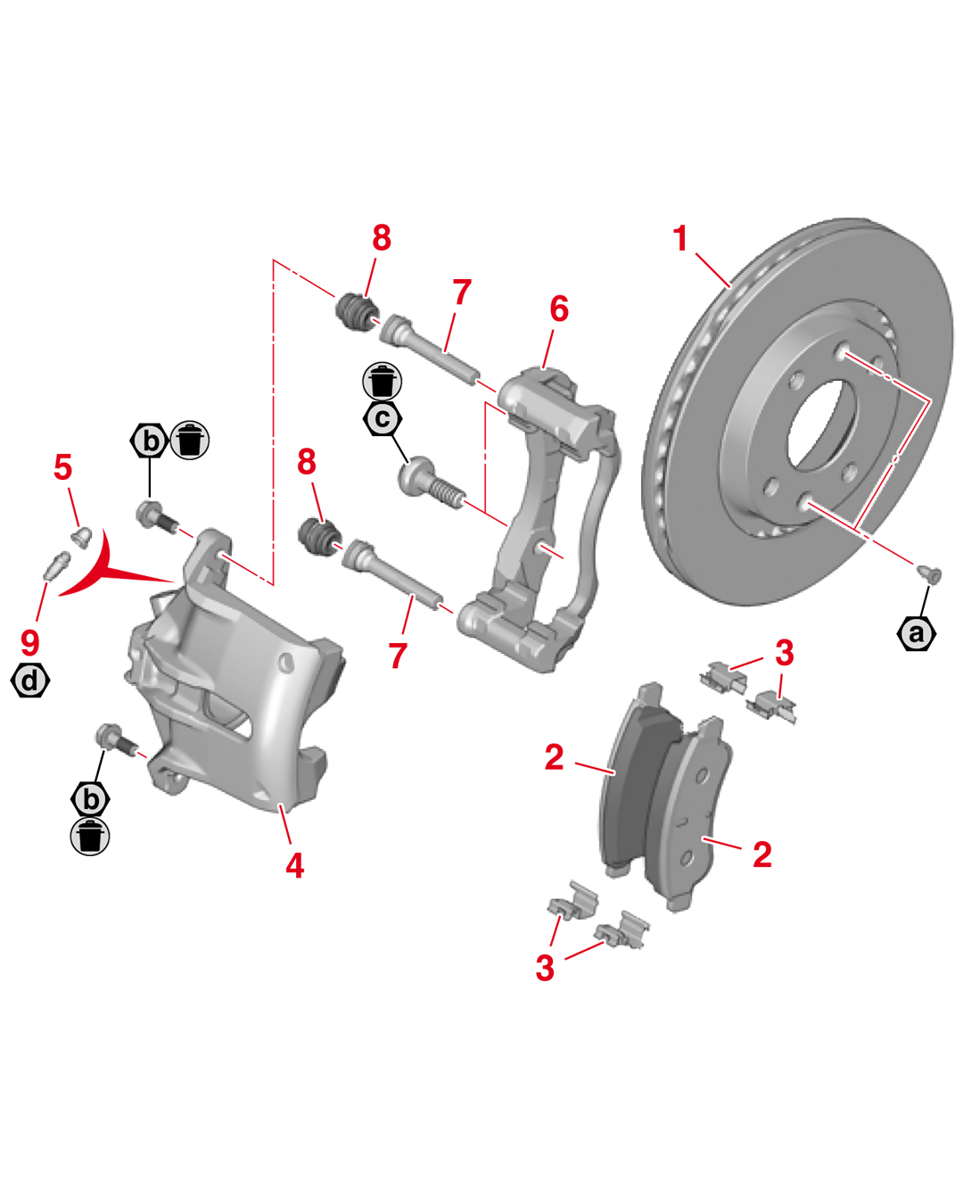 Kit De Plaquettes De Frein Arrière Bosch - Réf. 381-SS69-N-173290 - Pour De Nombreux Modèles