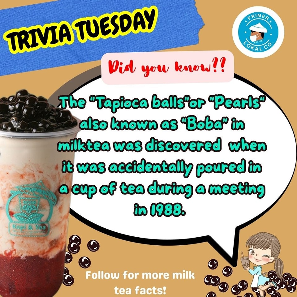 Primer-Lokal - Sinong mag-aakala!😲 The boba in your milk tea was a ...