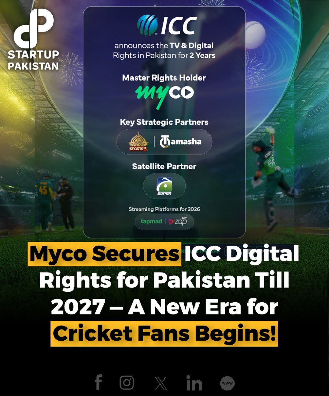 Startup - Cricket just got closer. myco.io is now the official master ...
