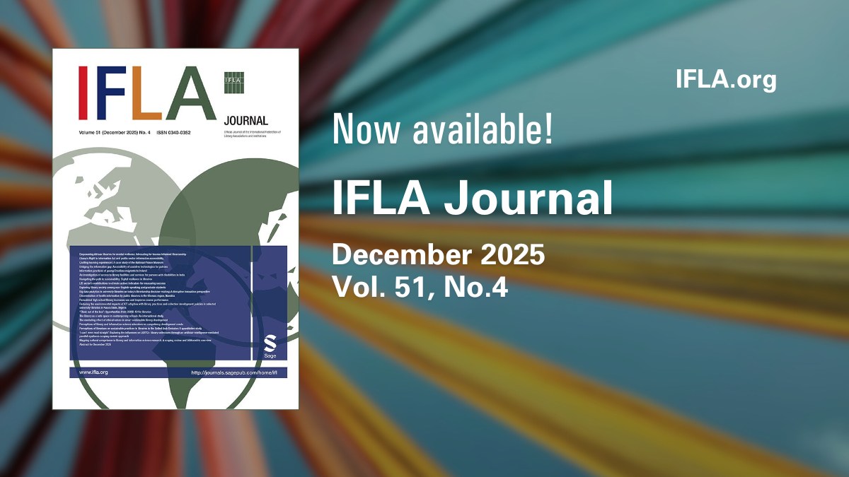 The latest #IFLA Journal... - MMA Instructional Media Center | Facebook