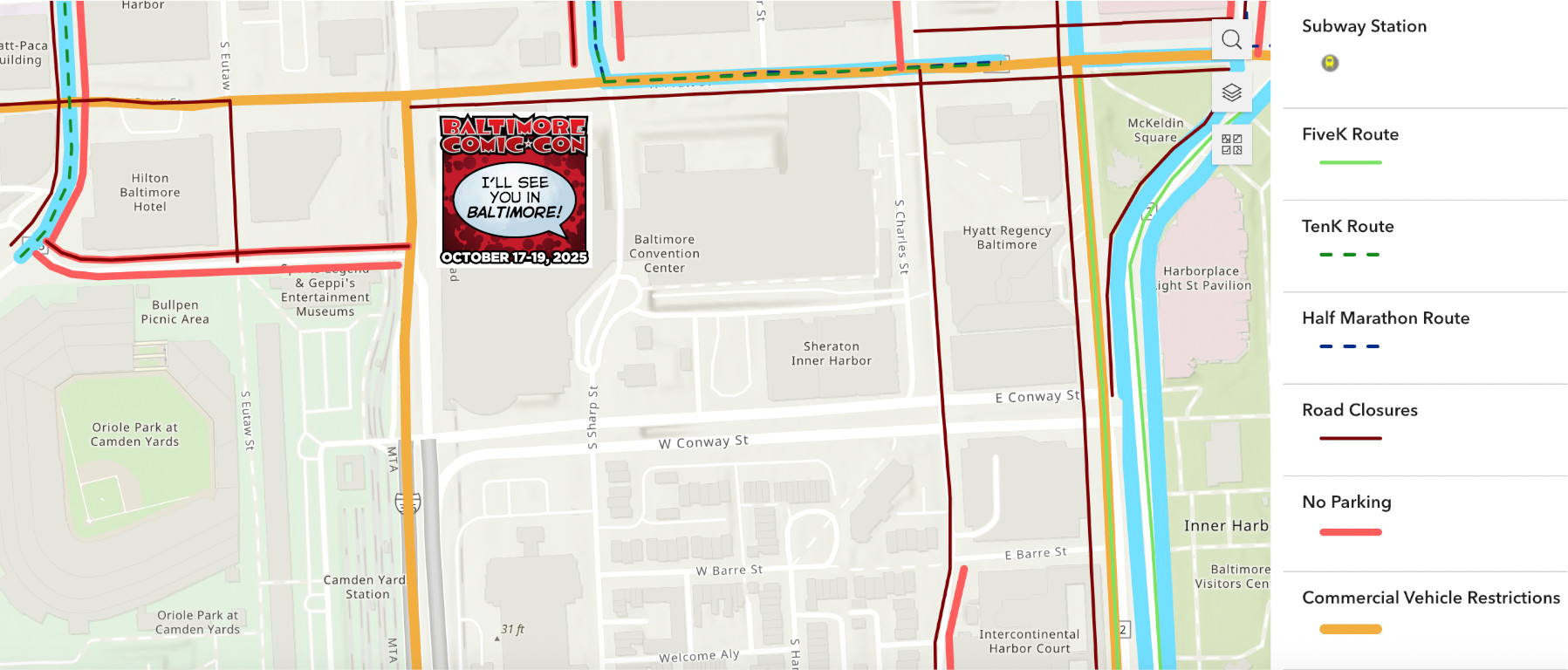 Getting to the Baltimore Comic-Con:... - Baltimore Comic-Con | Facebook
