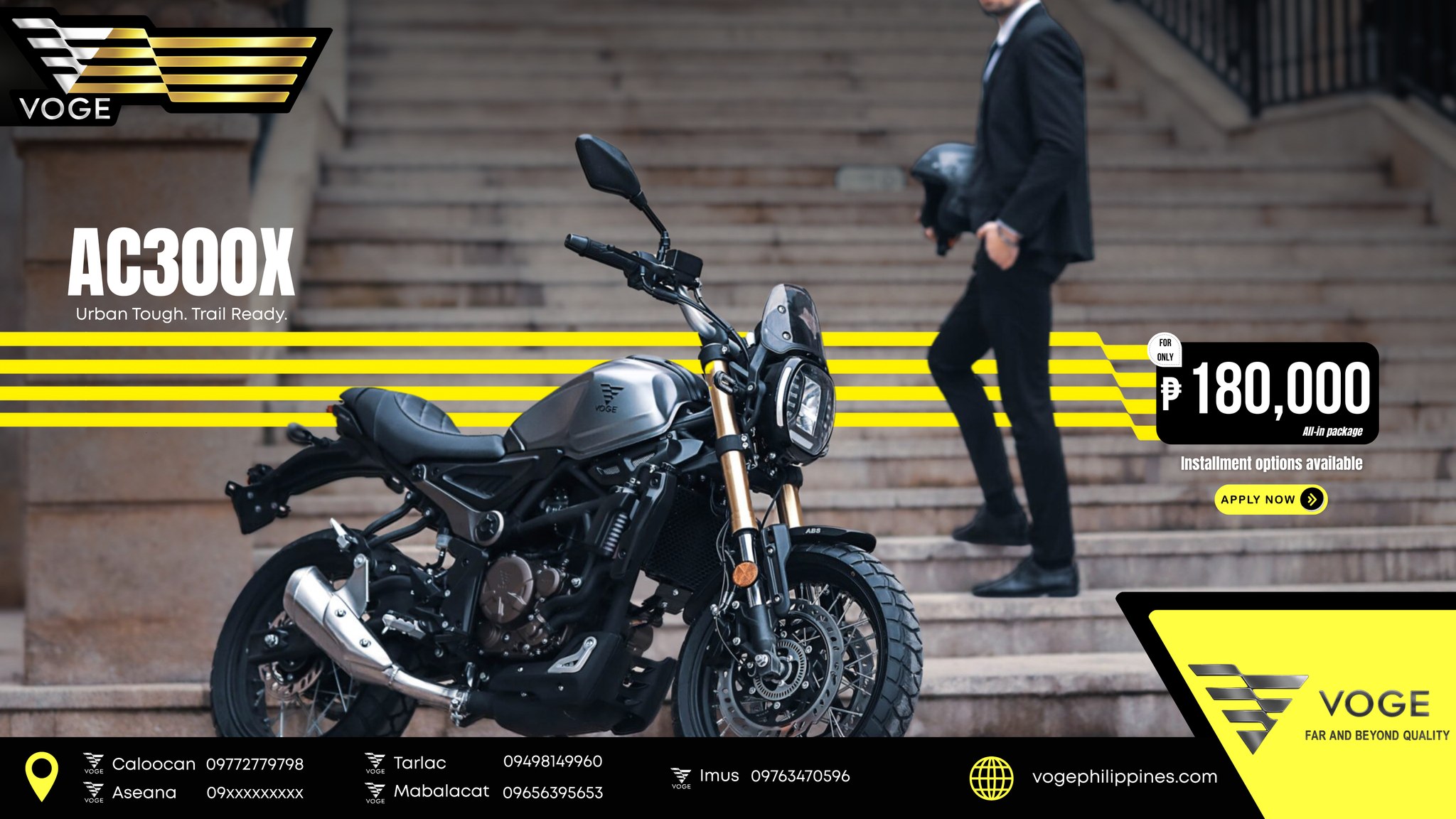 The AC Series: Crafted for Riders Who Demand More. Introducing the