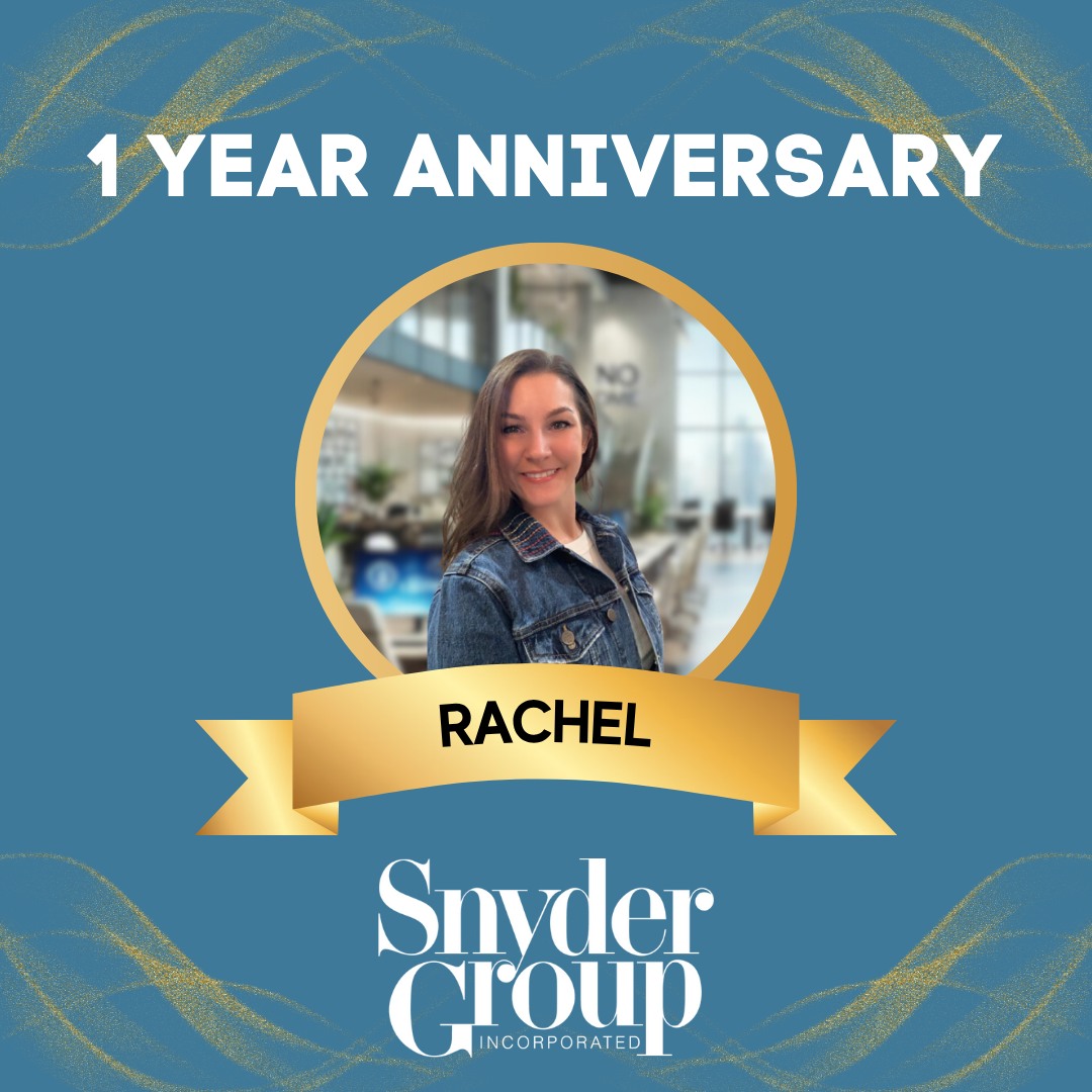 Congratulations to Rachel on wrapping... - Snyder Group, Inc. | Facebook
