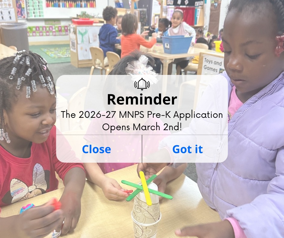 MNPS Pre-K - Early Learning | Nashville TN