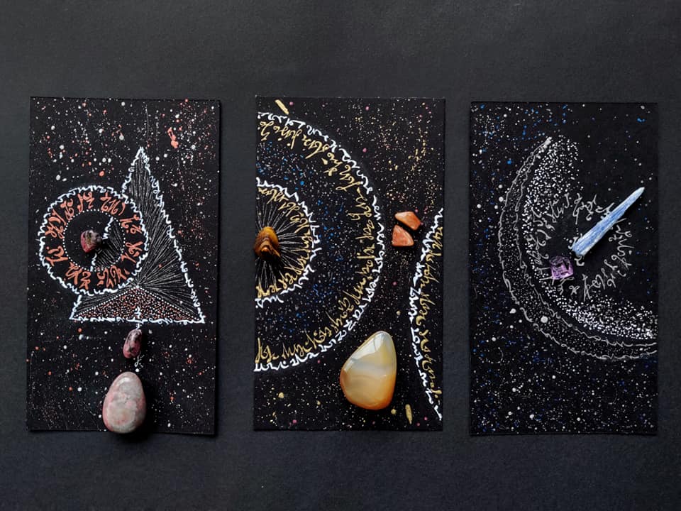Postcard size... - Energy Mapping / Lightcoded Drawings
