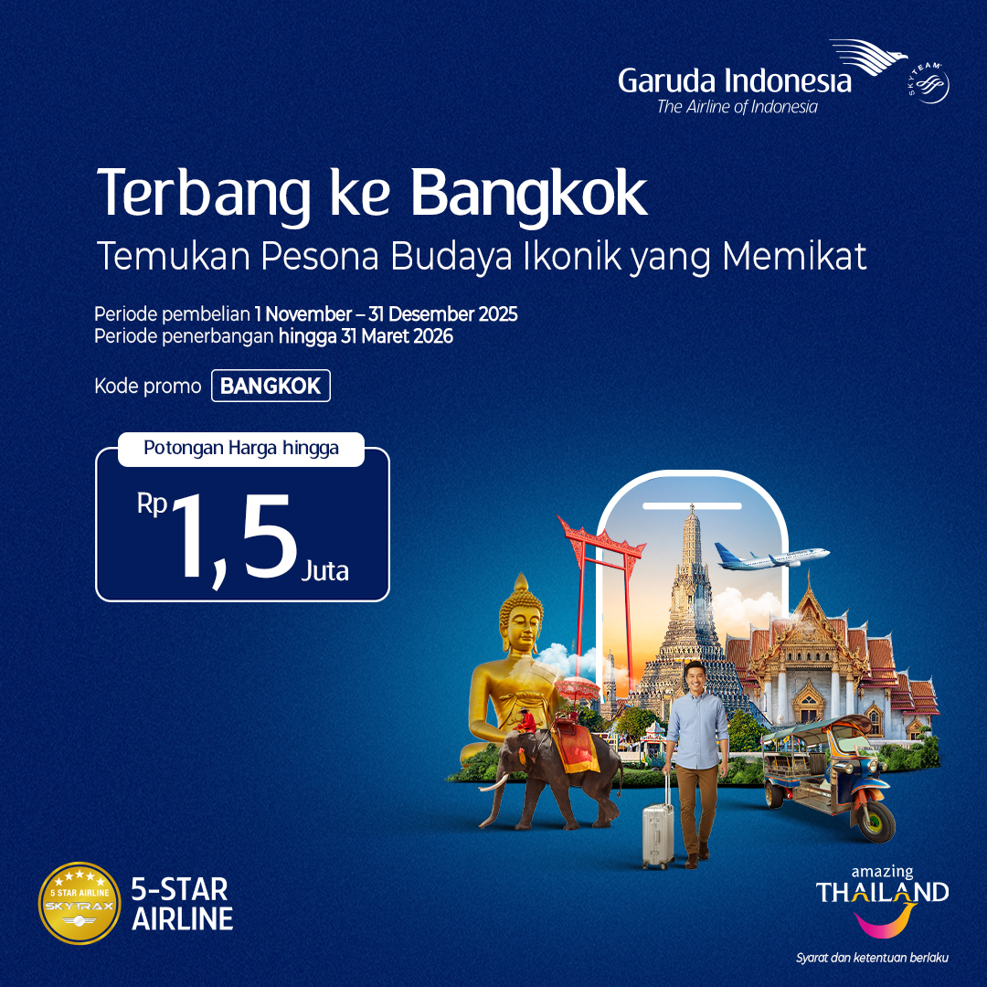Garuda - Bangkok isn’t just a city — it’s a vibe. 🌇 Rasa, warna, dan ...