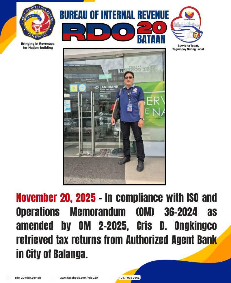 Bureau - November 20, 2025 - In compliance with ISO and Operations ...