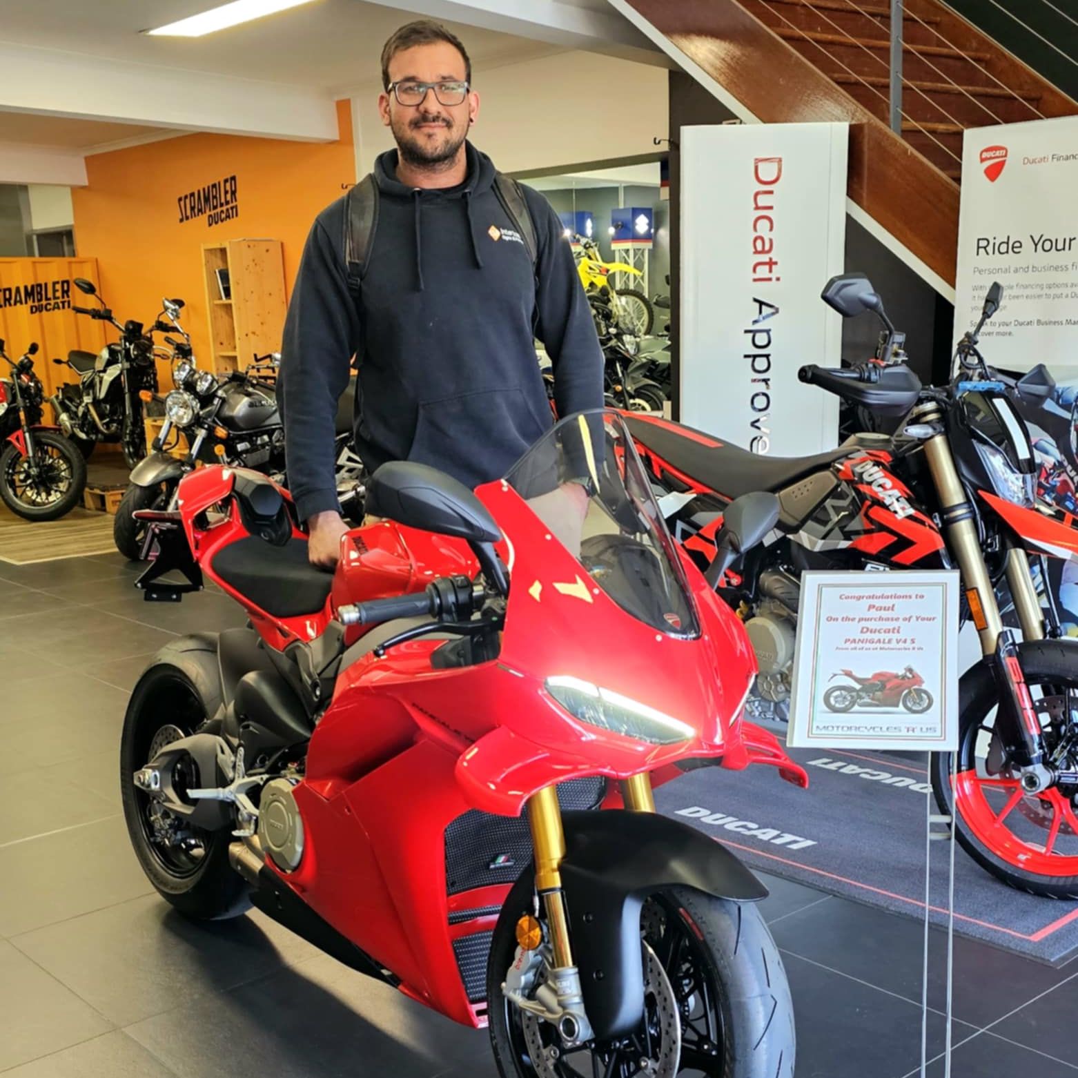 Welcome to the MRU Ducati family Paul,... - Motorcycles R Us | Facebook