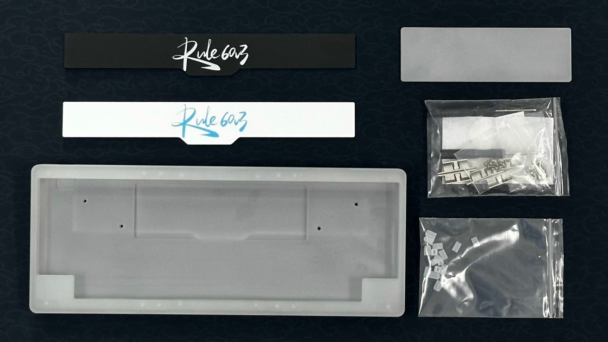 BYS - Rule60 v3 - Case: 790k - Case top + bot tuỳ chọn layout WK/HHKB ...