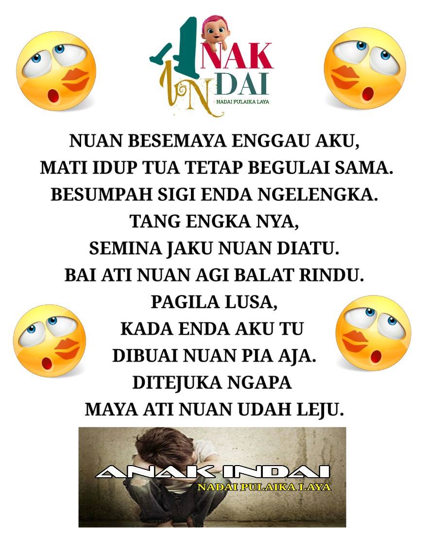 Anak Indai Aram Sama Jiwang Dulu Enggau Admin Nadai Facebook