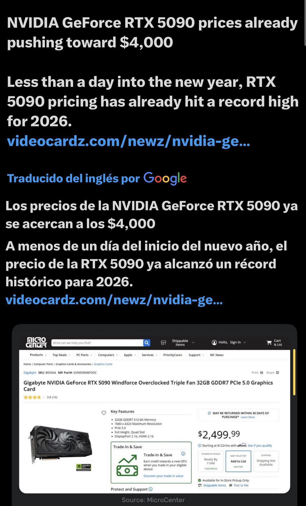 El - Según fuentes chinas, las GPUs subirían de precio a inicios de año ...