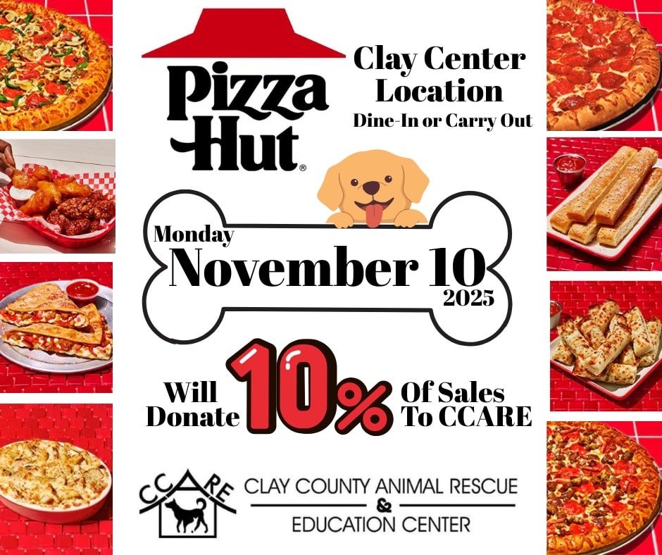 Clay - We are excited to announce the Pizza Hut of Clay Center will ...