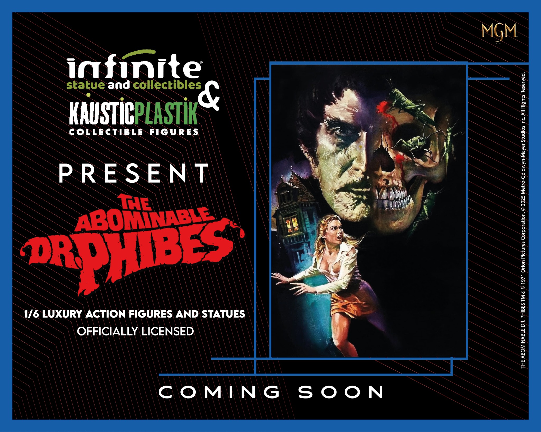Dr. Phibes collectible statues and action figures by Kaustic Plastik