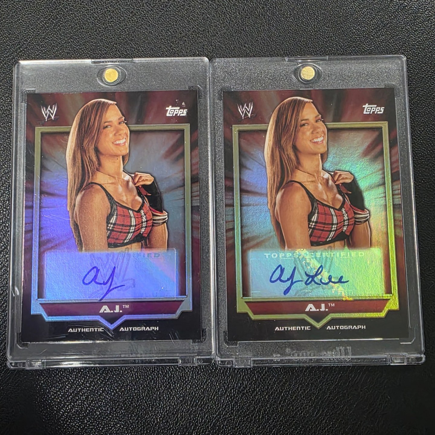 AJ Lee's first autographed trading card in 10 years is here!