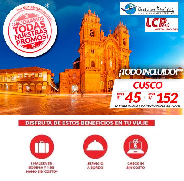 Destinos - ¡¡VIAJA IDA Y VUELTA DESDE #LIMA!! Búscanos en: 🏢 CALLE ...