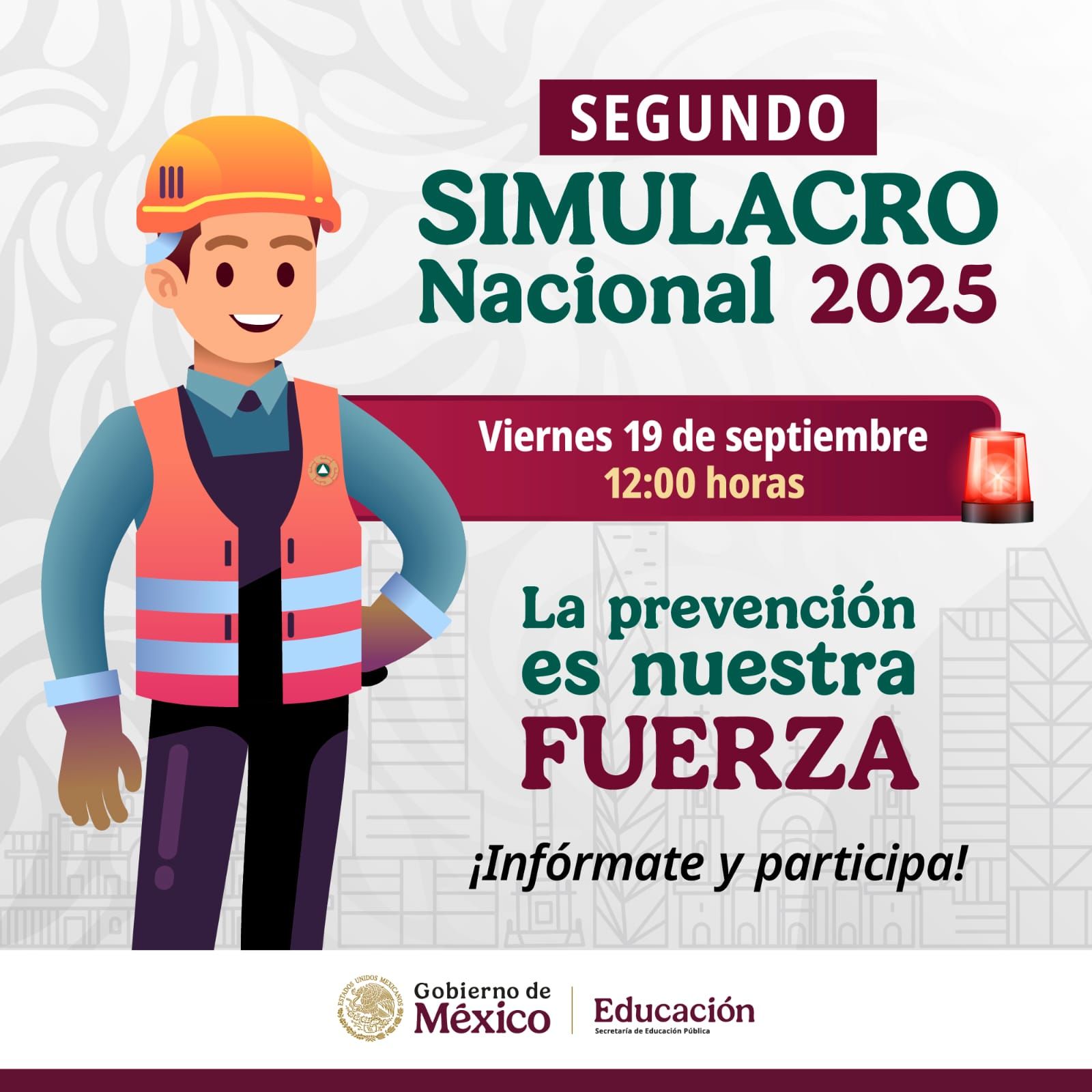 TECNM - 🚨 ¡Participa en el Segundo Simulacro Nacional 2025! 🚨 🗓️ Fecha ...