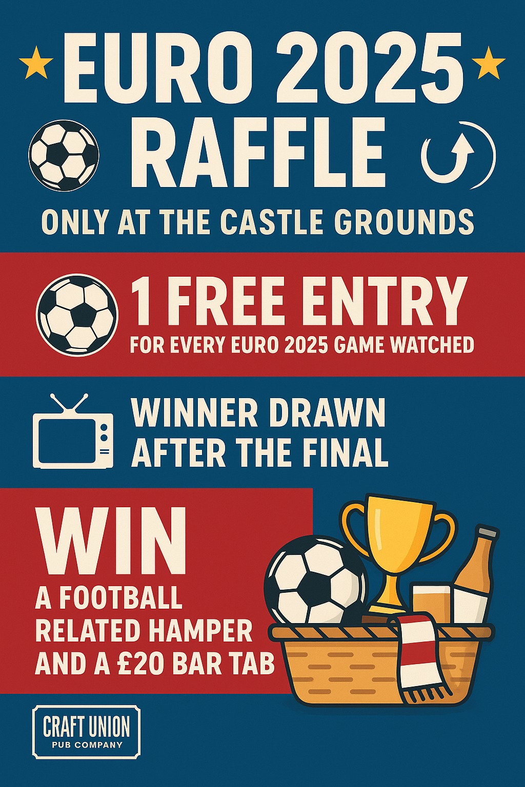 The Castle - 🎉⚽ EURO 2025 RAFFLE – WATCH THE GAMES, WIN BIG! 🏆🍻 Only at ...