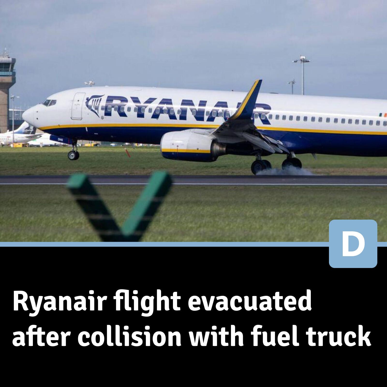Dublin Live - The aircraft's wing tip collided with a fuel... | Facebook