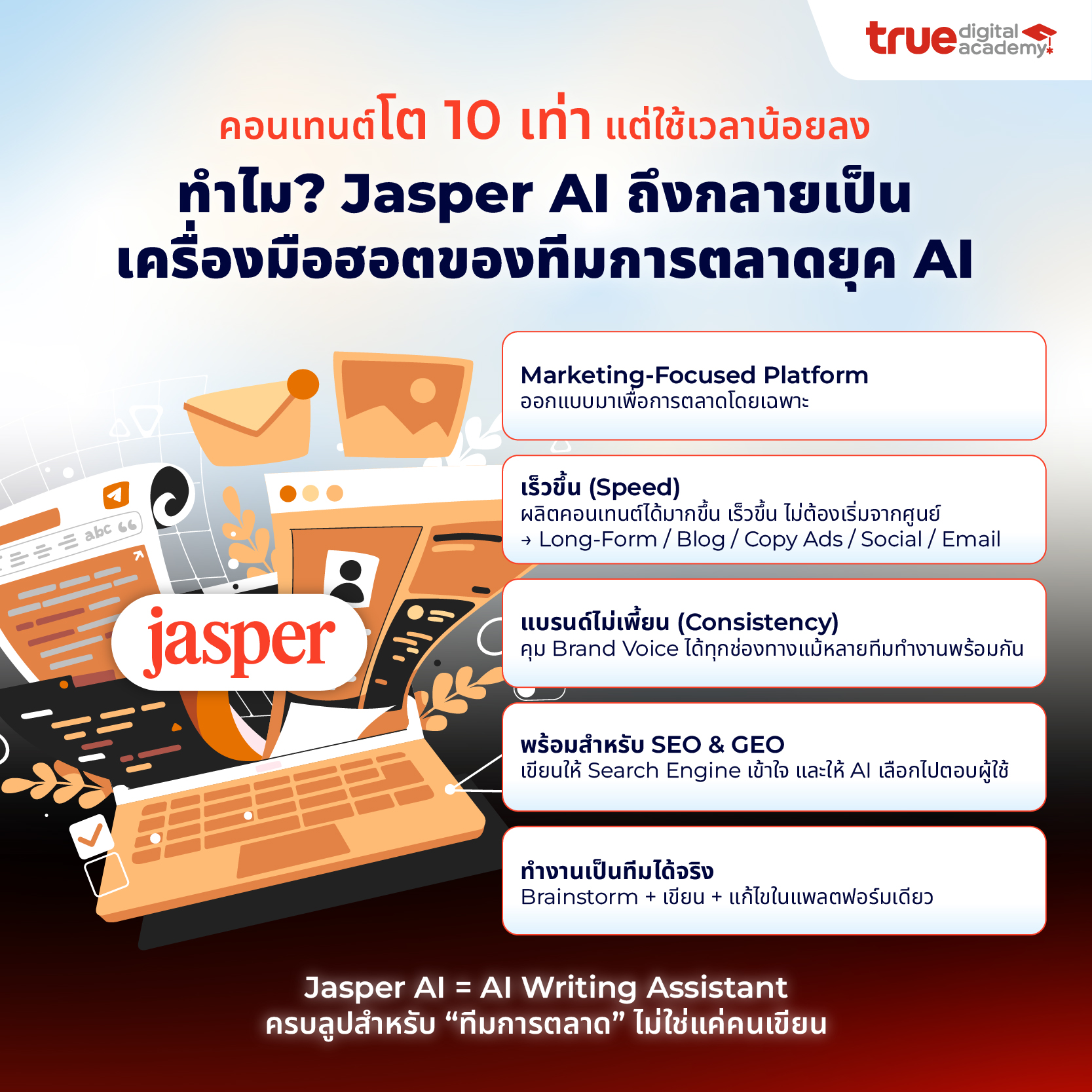 True Digital Academy - สนใจสมัครตำแหน่งนี้ ส่ง CV มาที่: thanaroajh.ama ...