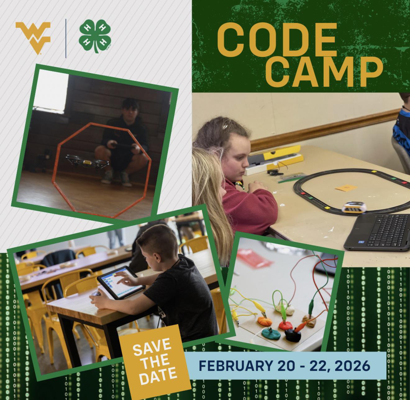 WVU - Code Camp 2026 Registration opens on Wednesday, December 10 at 10 ...