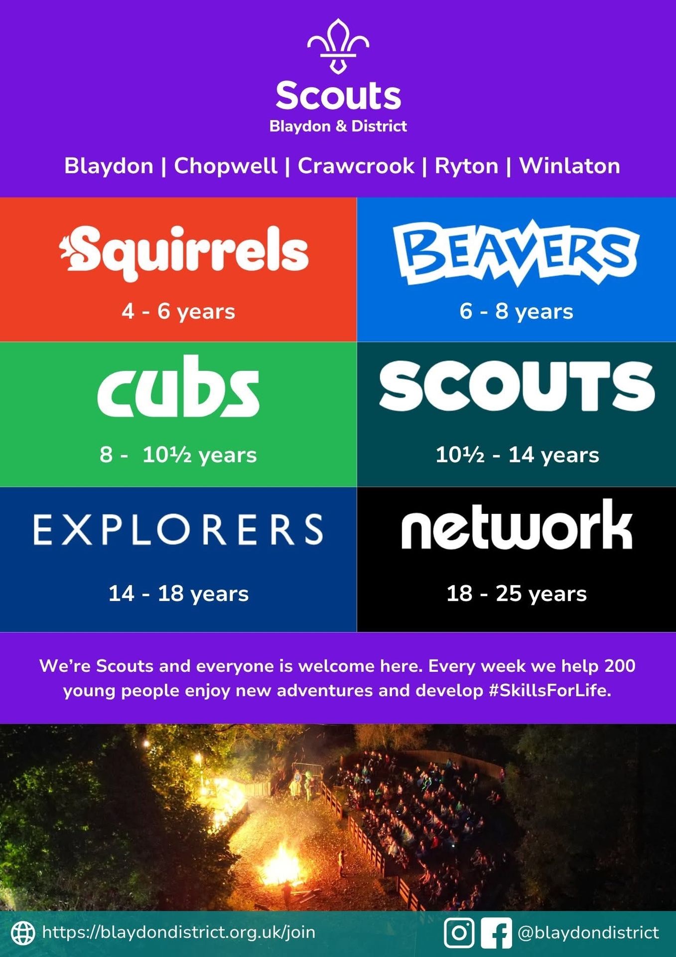Blaydon - 🌟 From ages 4 to 25, there’s a place for everyone in Scouting ...