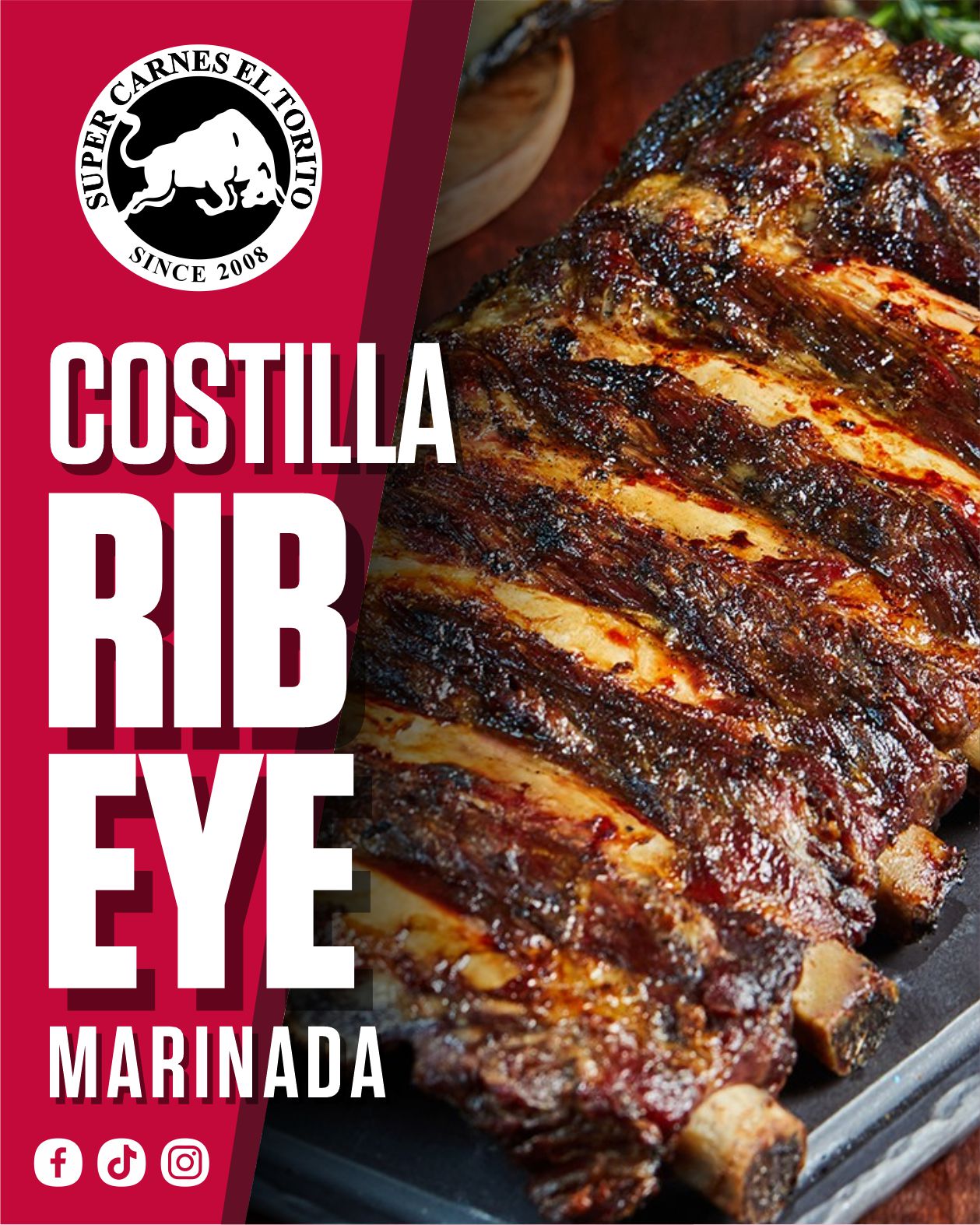 Súper - 🔥🥩 Costilla Rib Eye Marinada: Sabor que se queda en la memoria ...