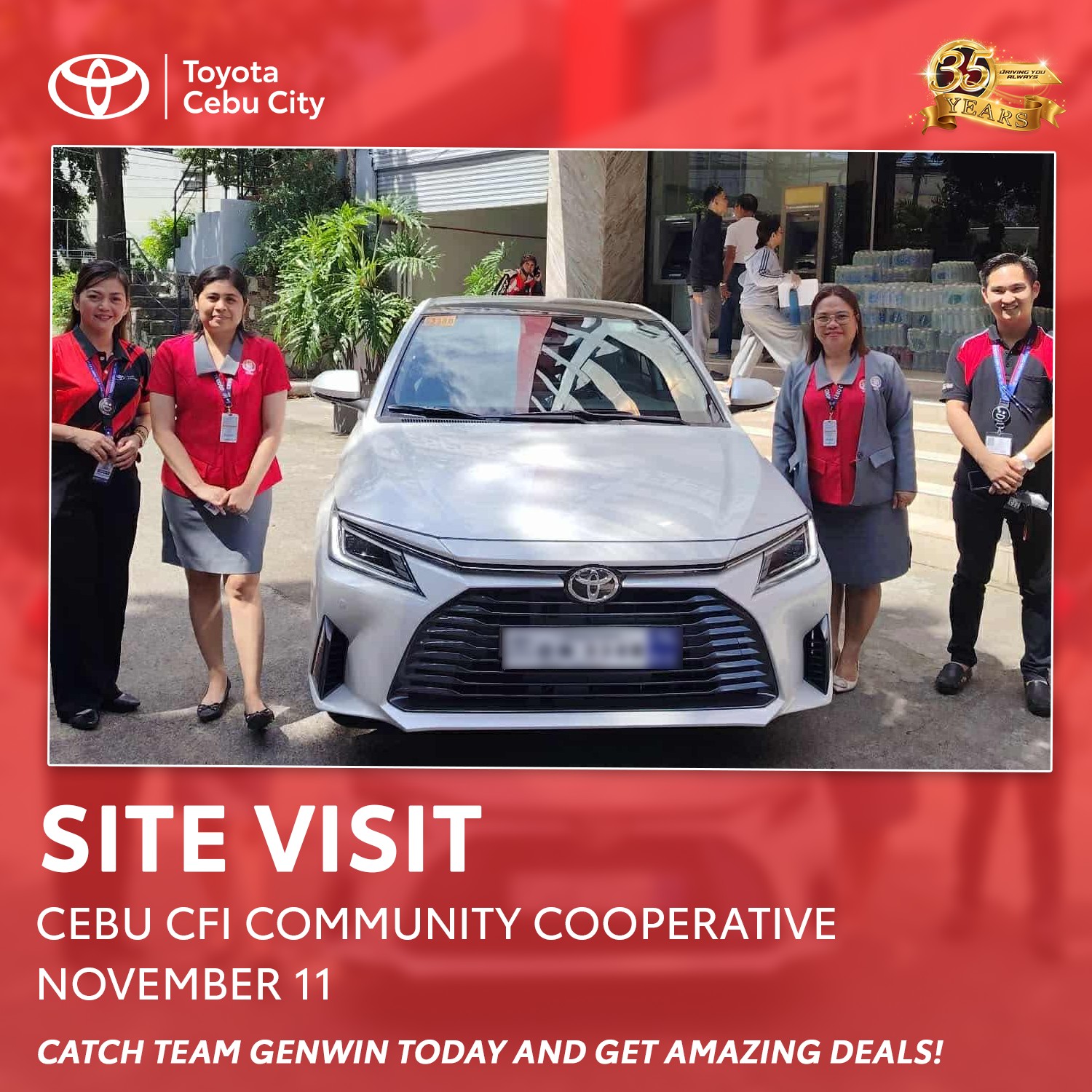 Toyota - 🔥 Toyota Ativ at CEBU CFI Community Cooperative! Team GENWIN ...