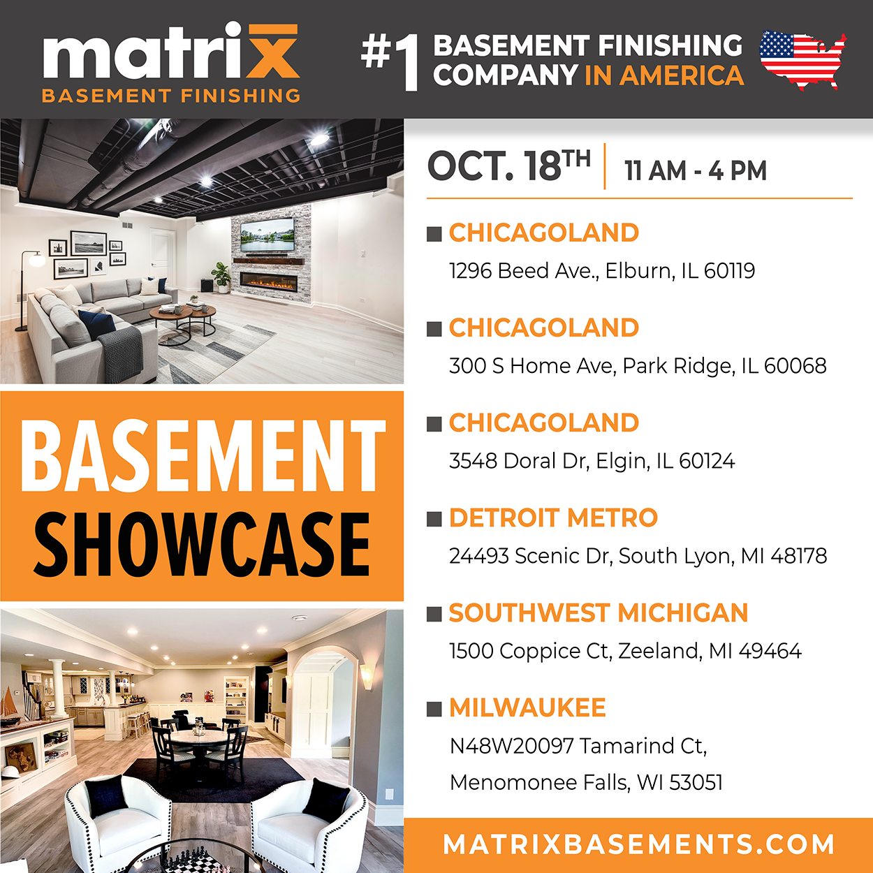 Matrix - Step Inside the a basement that was completed by the #1 ...