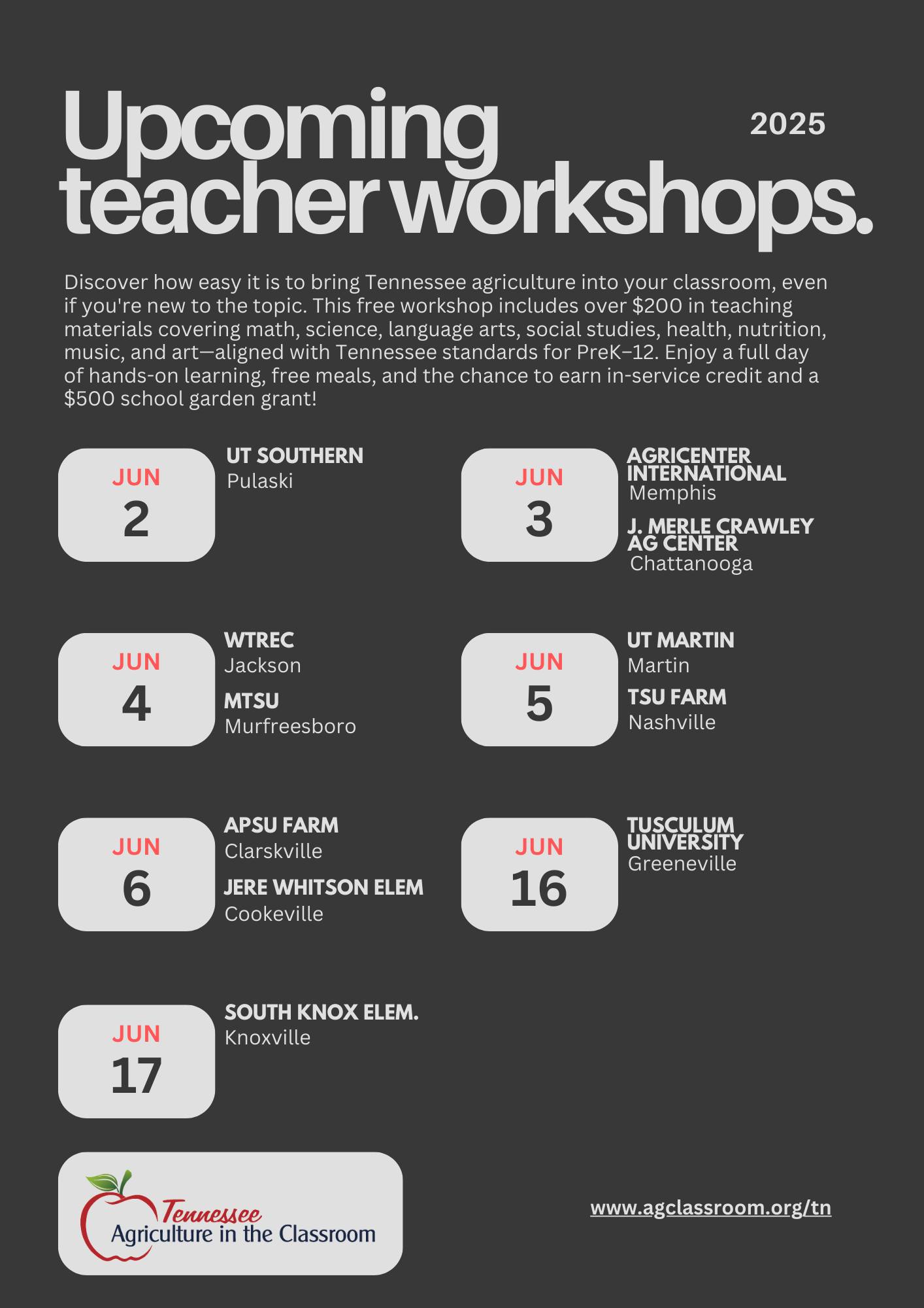 🌾 Tennessee... - Tennessee Agriculture in the Classroom | Facebook