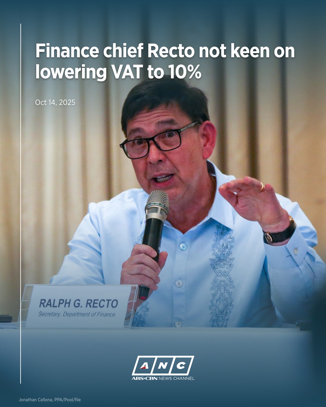 ANC 24/7 - Department of Finance Secretary Ralph Recto is... | Facebook