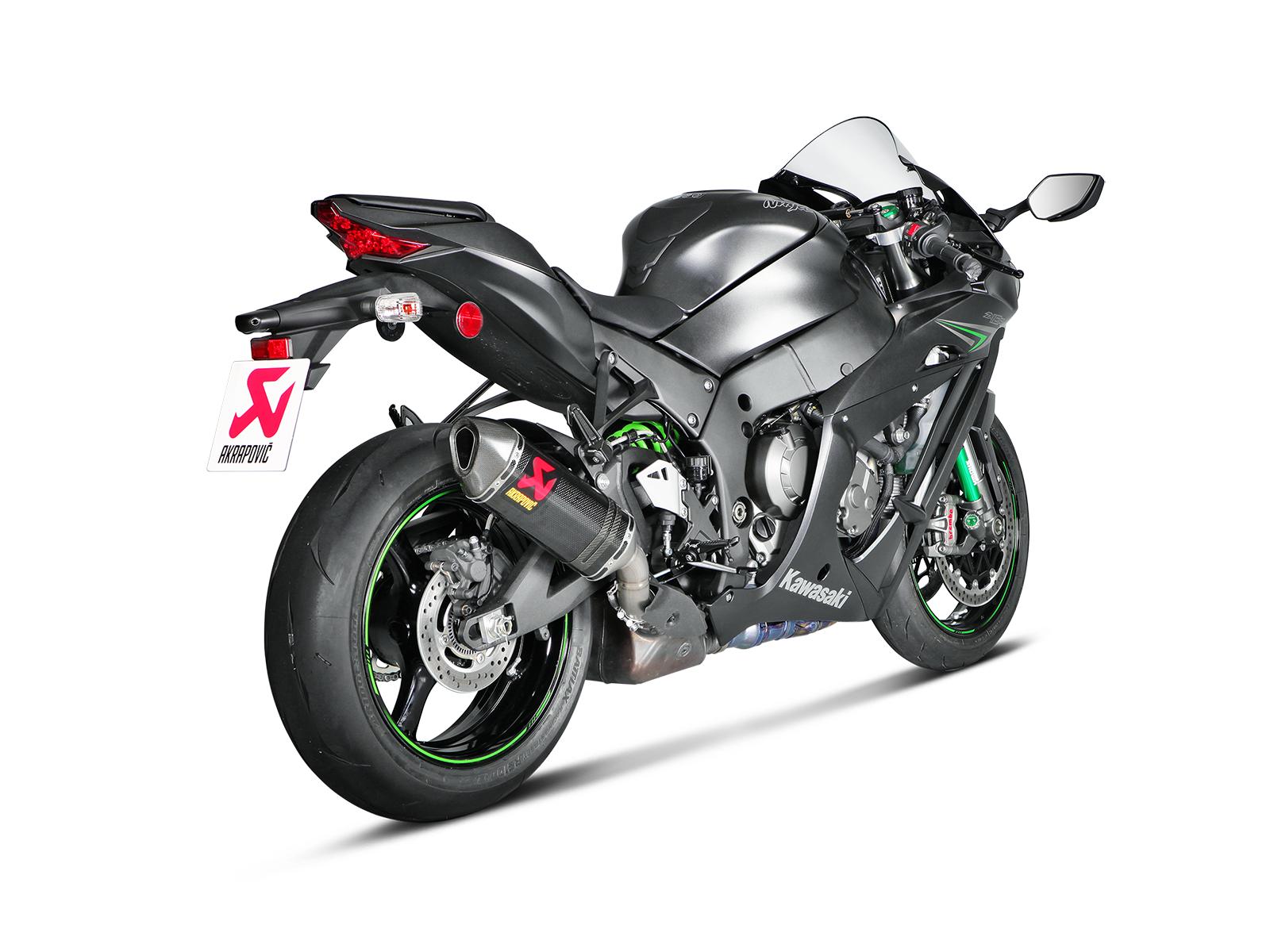 🔥 Clearance: Akrapovic Carbon Silencer Slip-On Kit for Kawasaki