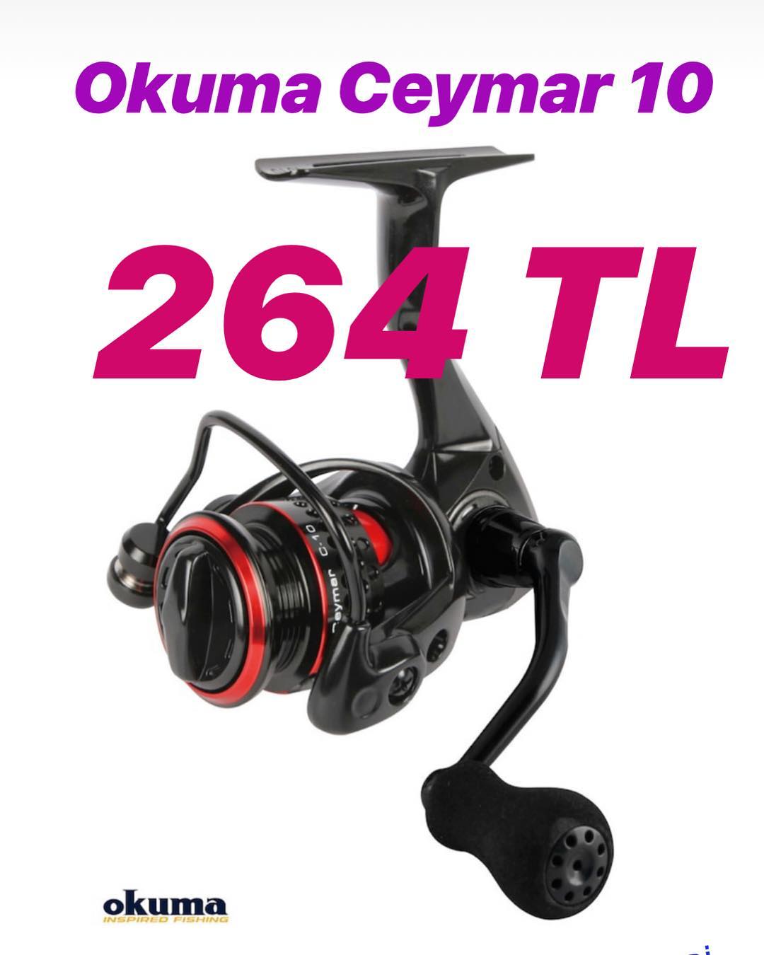 okuma ceymar 10 cxt XT CXT-10FD FD Sports & Outdoors Alamatra - OKUMA CEYMAR 10