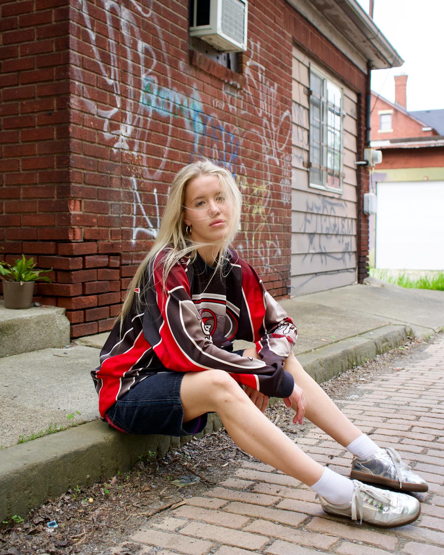 Joci styled in a Reebok Allen Iverson i3 Limited Edition Motocross