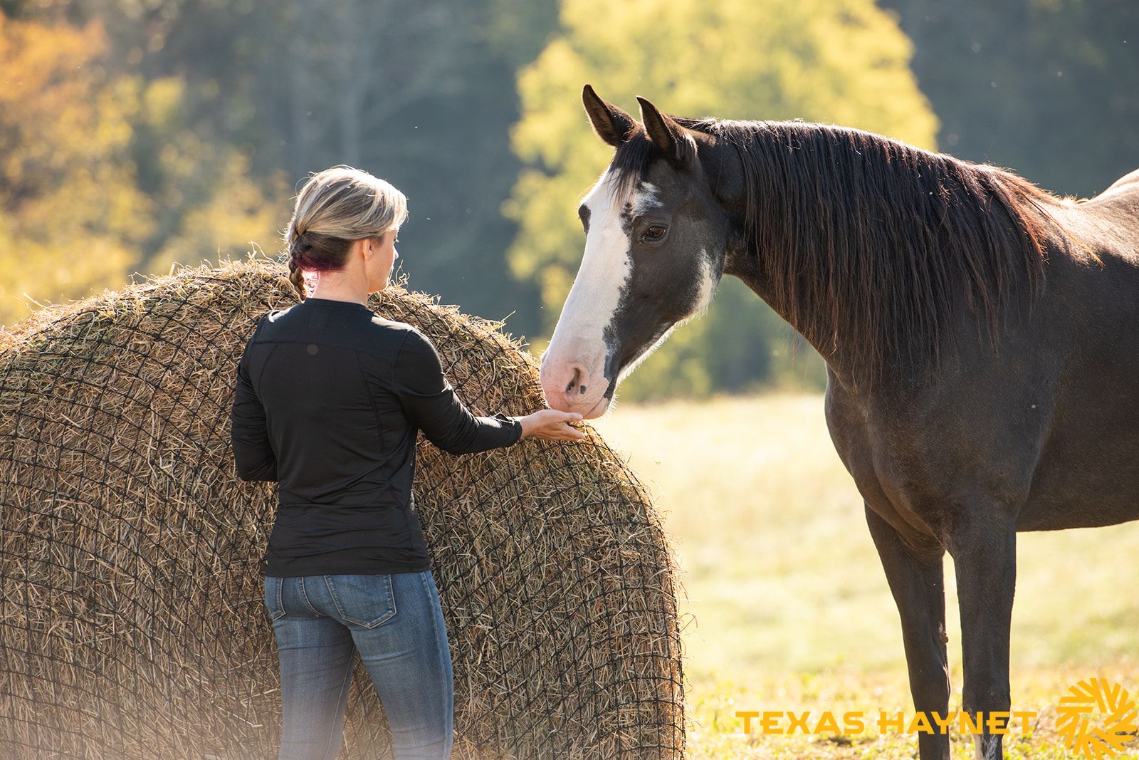 Texas Haynet - This slow feed hay net is ideal for feeding an entire 3 ...