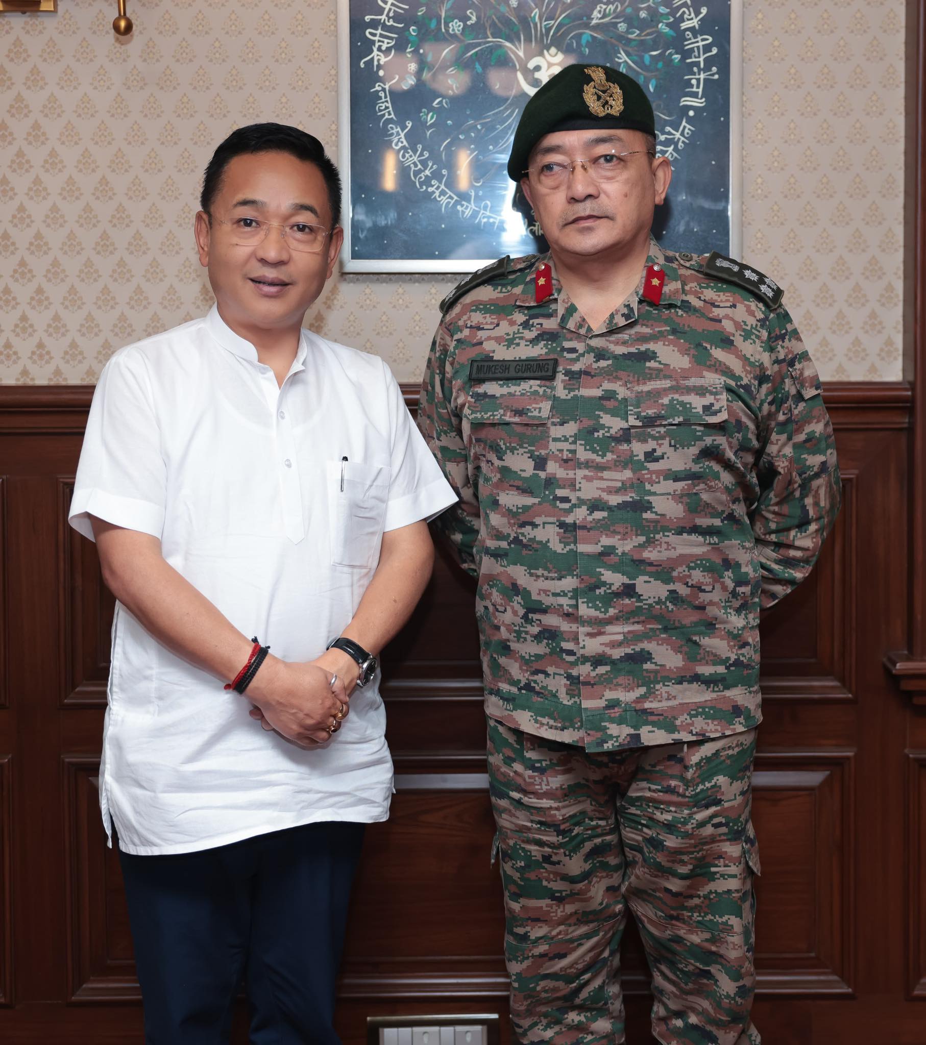 Earlier today, I met Brigadier... - Prem Singh Tamang-Golay | Facebook