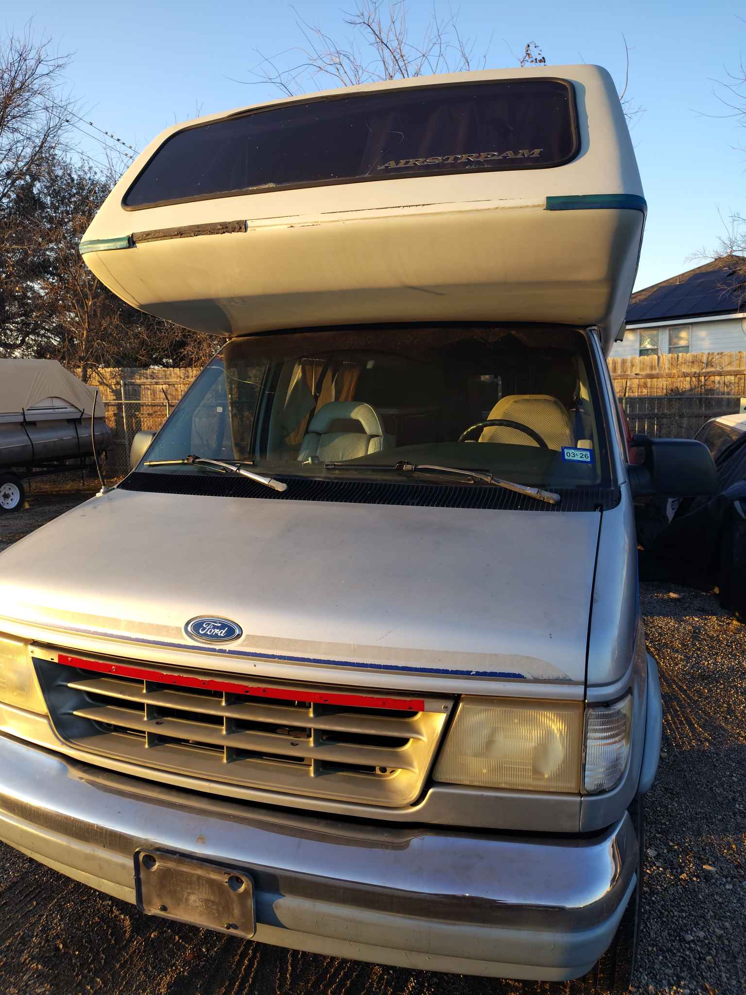 Airstream class b motorhome 95 model E350 V8 runs and drives great 