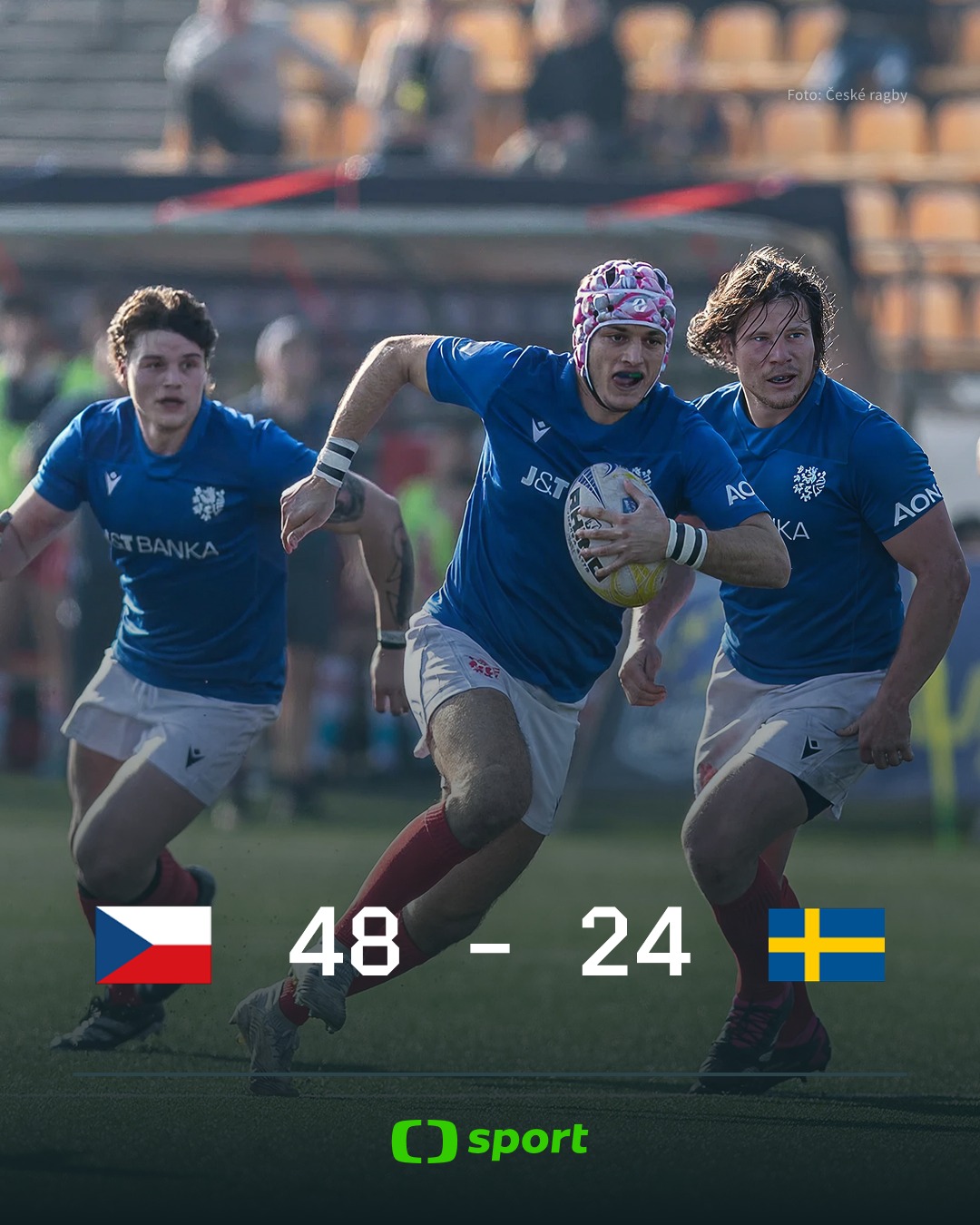 ČT - Čeští ragbisté v Praze na Markétě v utkání Rugby Europe Trophy ...
