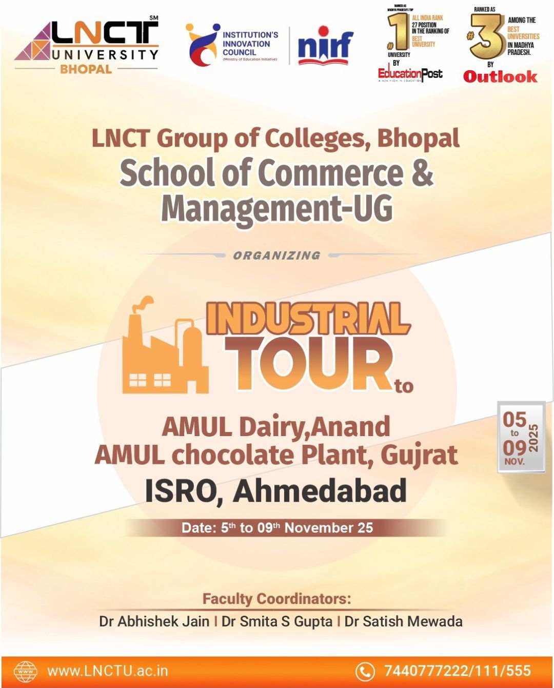 LNCT MBA Bhopal - Industrial Tour@ MBA Students | Facebook