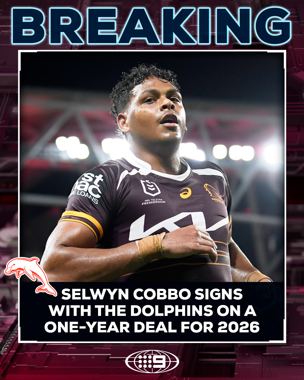 NRL - The Dolphins have swooped in and secured Cobbo's signature ...