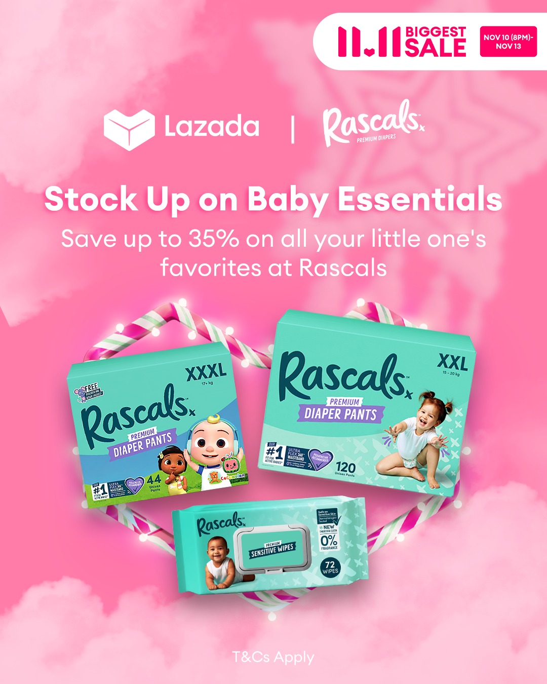 Lazada - Ready for every mess -- stock up on Rascals... | Facebook