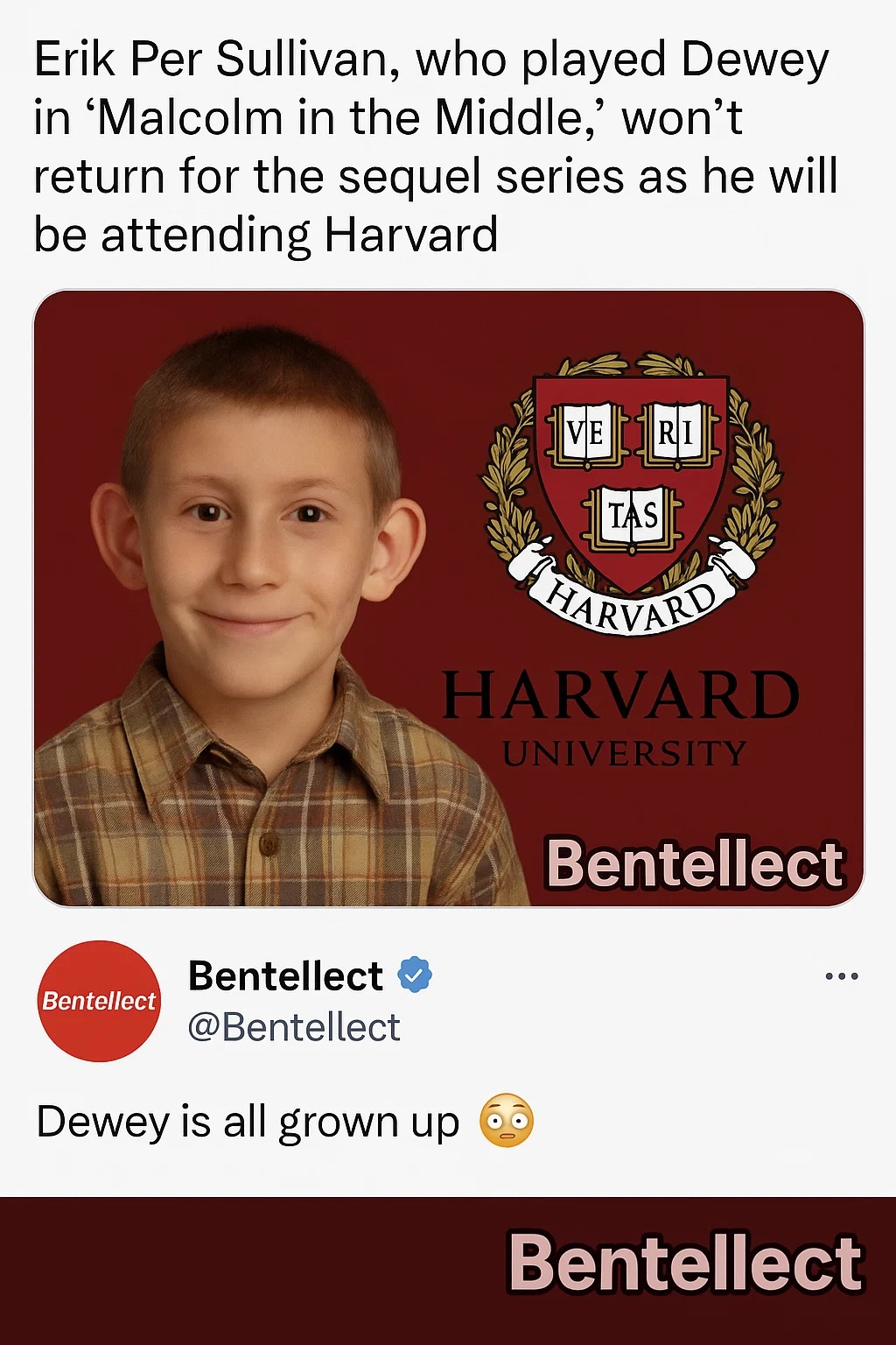 Bentellect - Wishing you nothing but success at Harvard, Erik! | Facebook