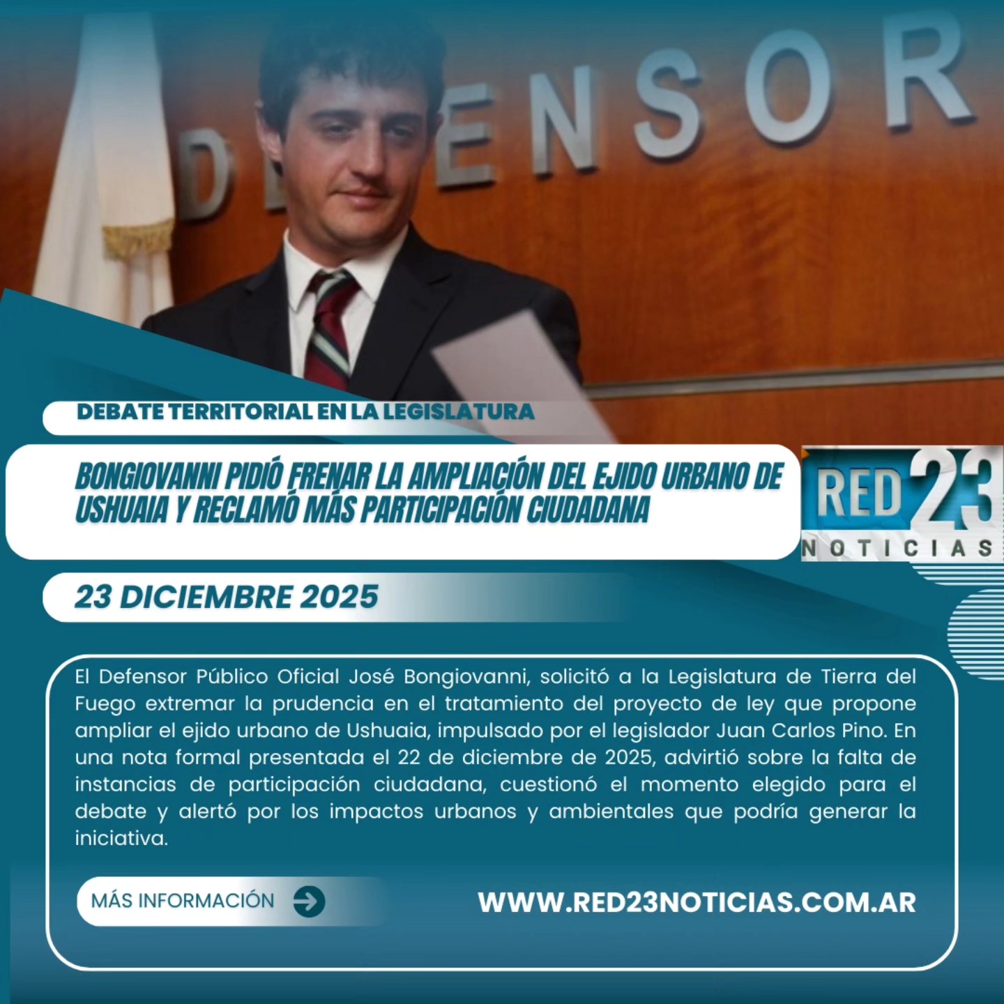 Red - El Defensor Público Oficial Federal, José Bongiovanni, pidió a la ...