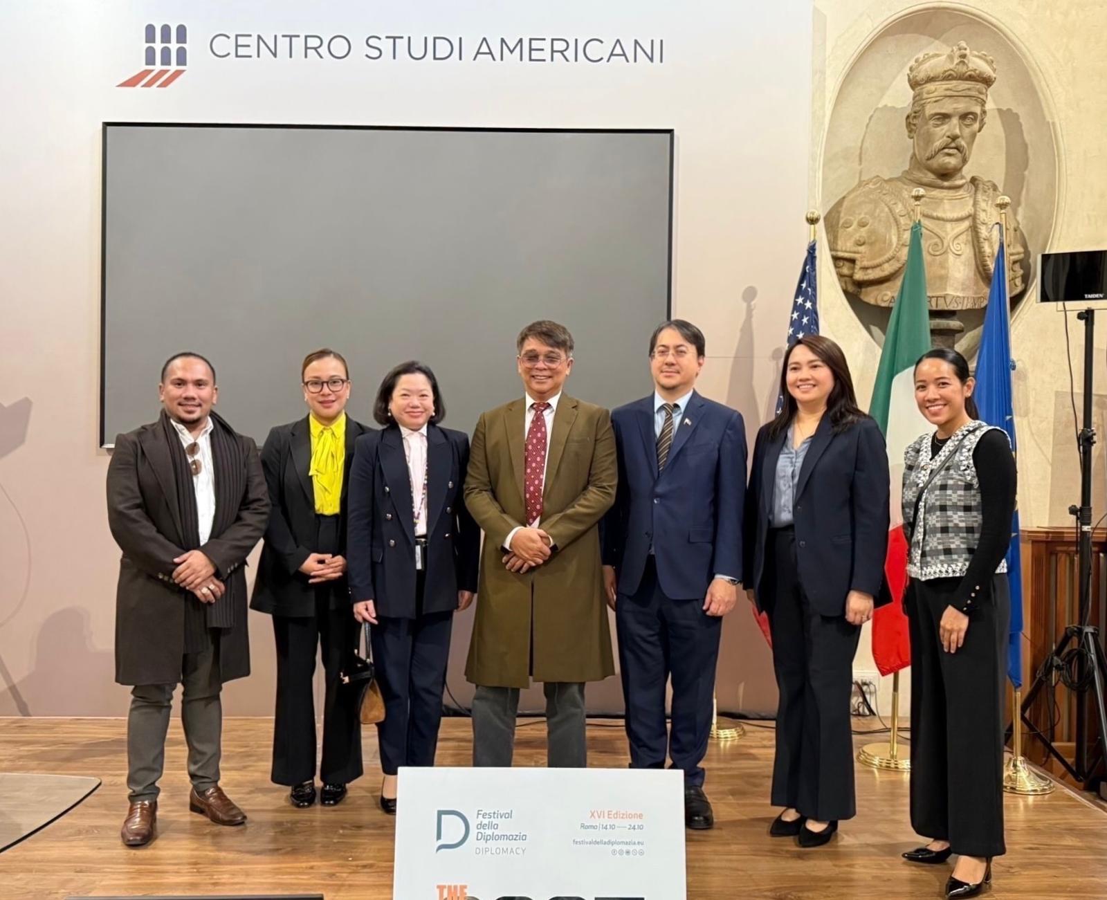 Philippine - Philippine Ambassador Neal G. Imperial (third from left ...