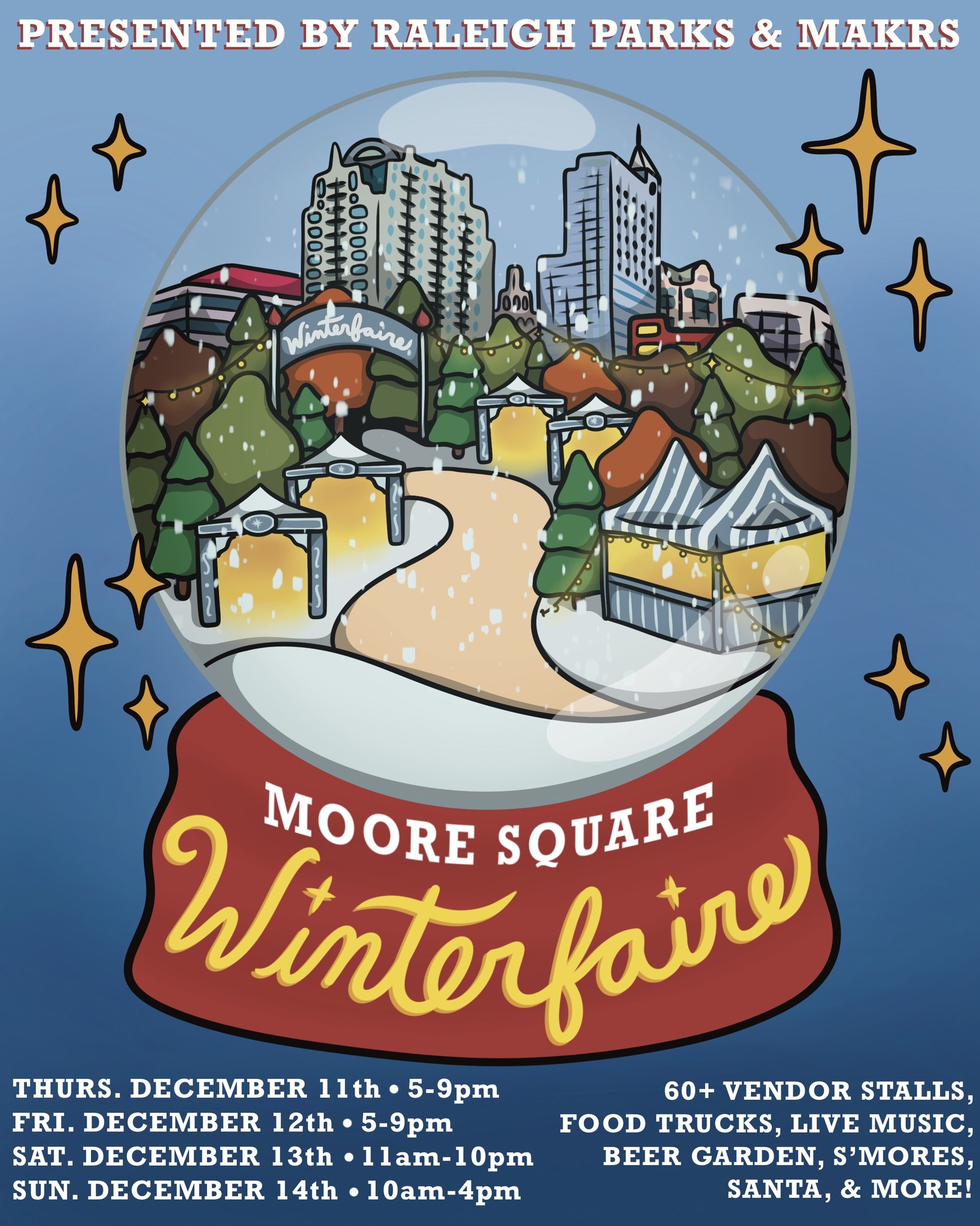 Raleigh - Step into a world of holiday magic as Moore Square transforms ...