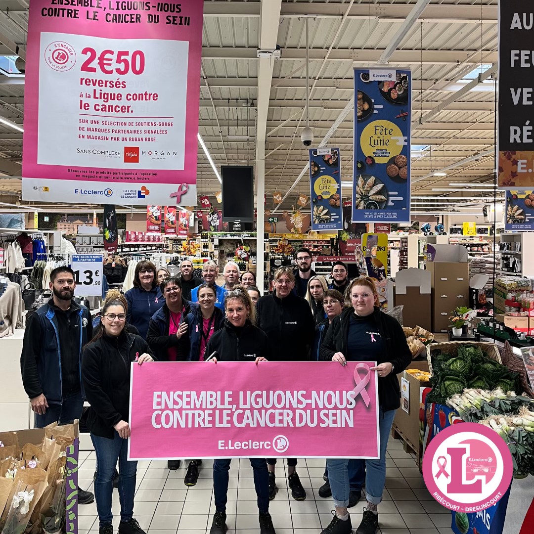 🎀 OCTOBRE ROSE – Ensemble,... - E.Leclerc Ribécourt | Facebook