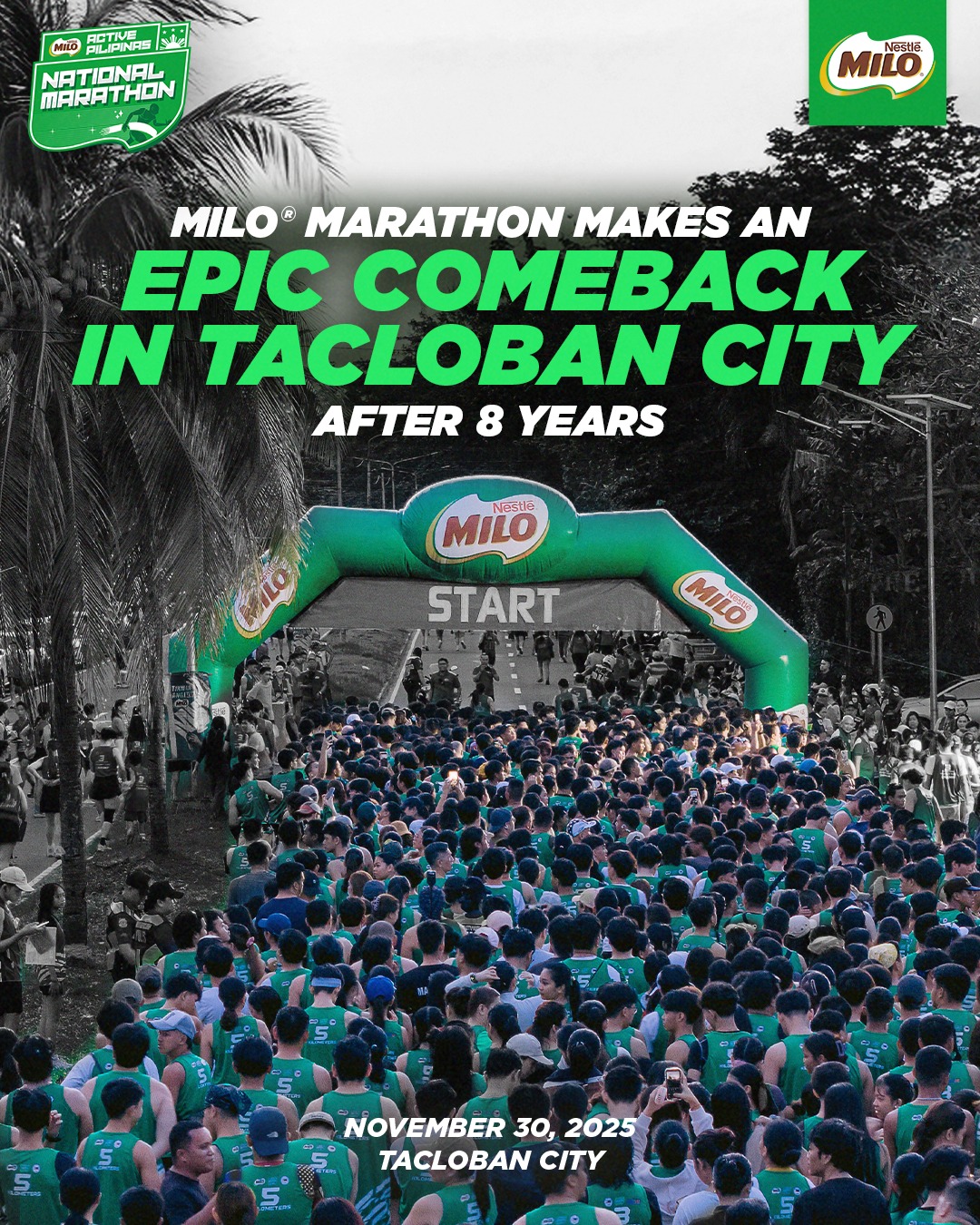 MILO® - Once a Champion, always a Champion! Tacloban City runners ...